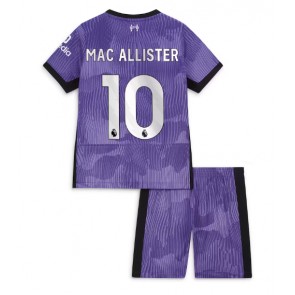 Liverpool Alexis Mac Allister #10 Tredje trøje Børn 2023-24 Kort ærmer (+ korte bukser)